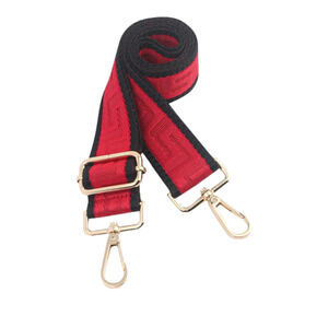 JACQUARD Red Crossbody purse strap, replacement guitar strap, NWT